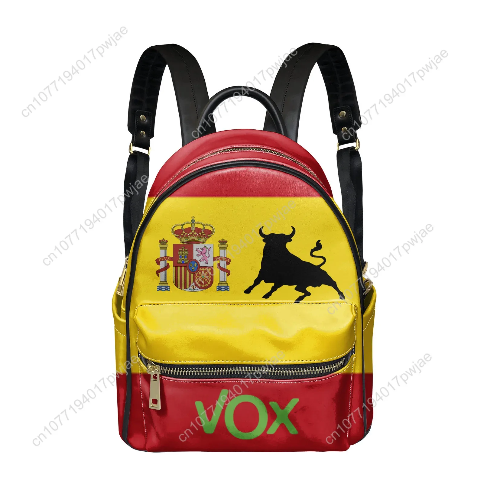 Spanish Bullfighting Graphic Backpack Womens Men Personalized Double Shoulder Bag Business Travel Bookbag Rucksack Gift Daypack