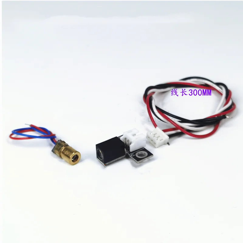 2set laser Emission Receiver PCB Board Module Cable DC5V Point Laser Detector Sensor Alarm Detect Distance Max 10m