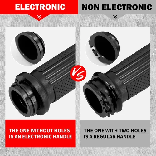 Imagen 2 del producto Empuñaduras de mano para manillar de acelerador electrónico de motocicleta, 1 '', 25mm, para Harley Touring Road King Electra Glide Softail
