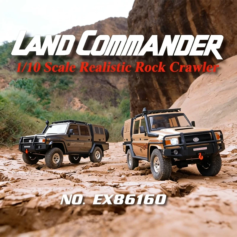 RGT EX86160 1/10 LC79 قائد الأرض التحكم عن بعد محاكاة كهربائية تسلق على الطرق الوعرة مركبة RC لعبة سيارة لا نسخة البطارية