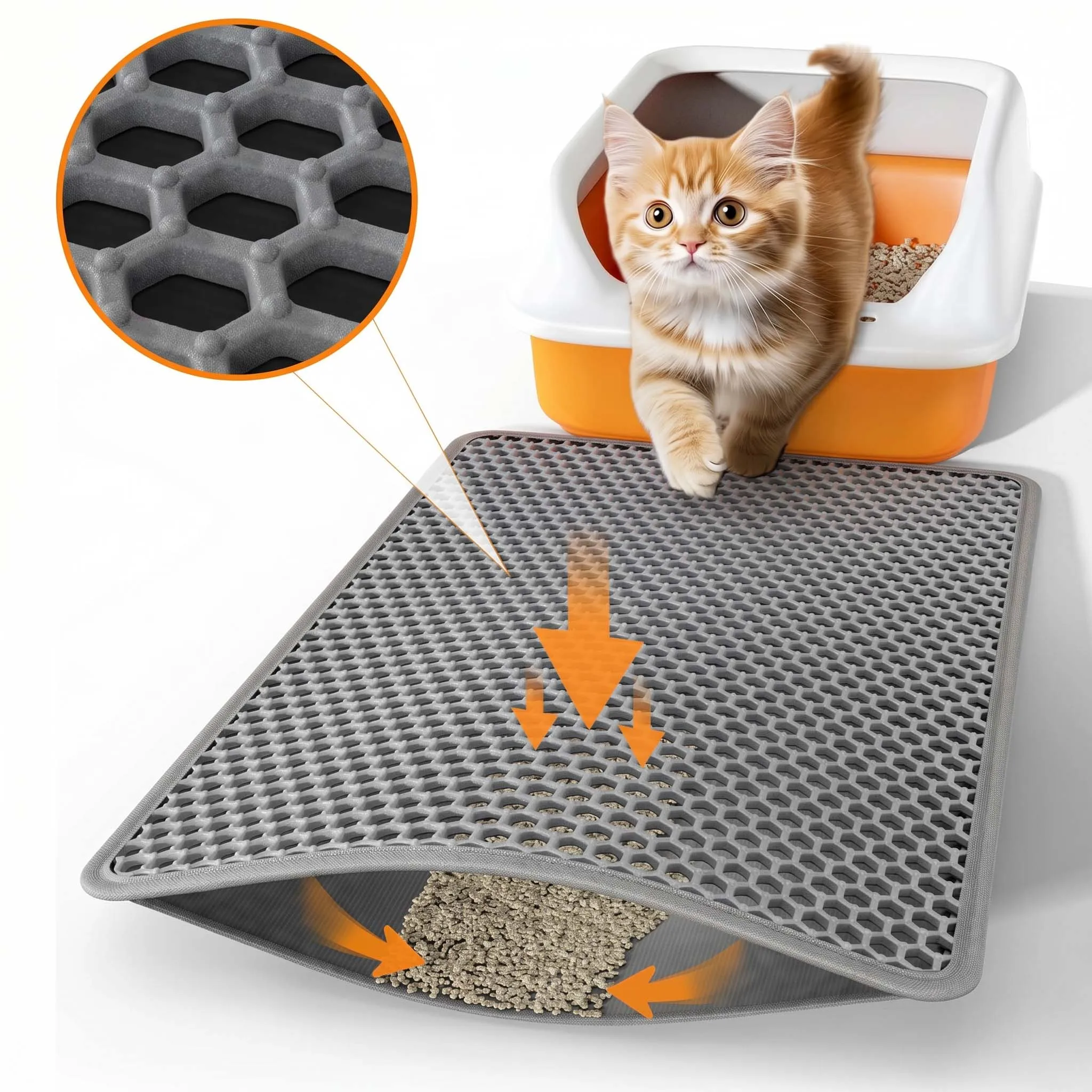 #31 Latest Cat Litter Box Mats Offers
