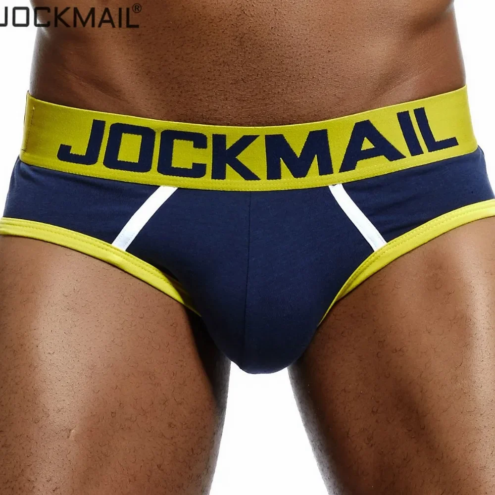 JOCKMAIL-Ropa interior sexy para hombre, calzoncillos de algodón, pantalones cortos convexos en U, nueva