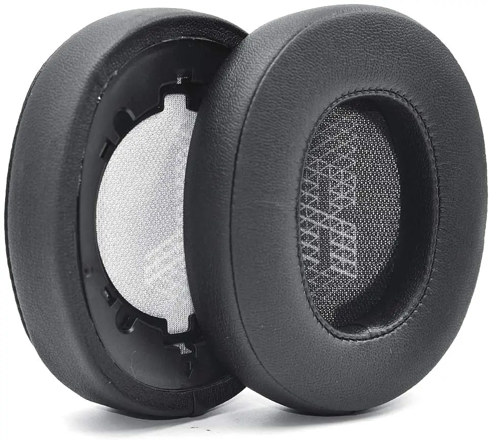 Almohadillas para los oídos Live 500 BT, almohadillas para los oídos de repuesto de cuero con proteínas y espuma viscoelástica, compatibles con auriculares JBL Live 500BT