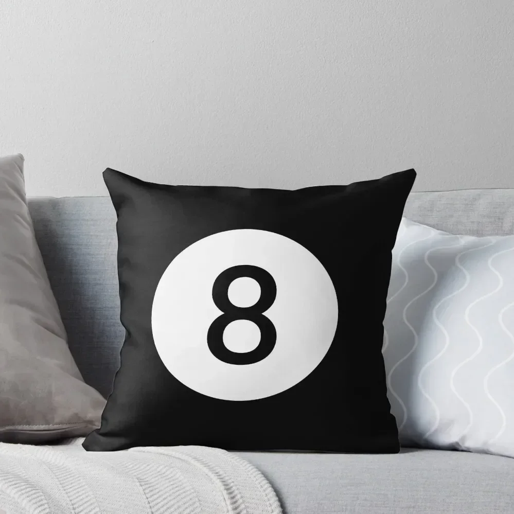 

8 ball biliard pool Throw Pillow Sofa Cushion Cover Plaid Sofa pillow