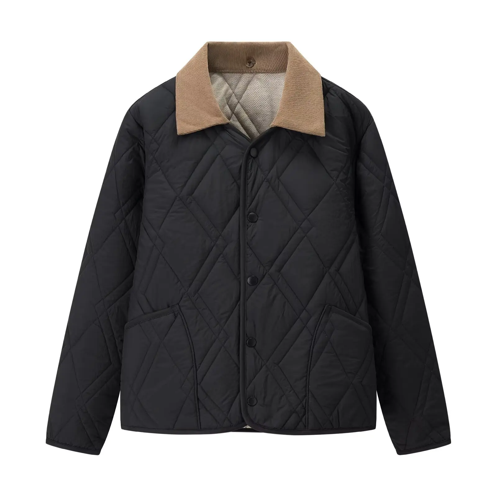 

Slim Fit Cotton Jaet Women's Faionable Versatile Zipper High Waist Design Street Sle Long Sve round Ne Hooded Coat