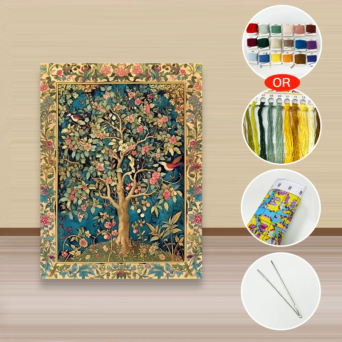1 Stück 30x40 cm/11,8x15,7 Zoll, 11CT/14CT Kreuzstich-Set, DIY Valentinstagsgeschenk, Stickerei-Set für Festivals und den Alltag. – Detail 3