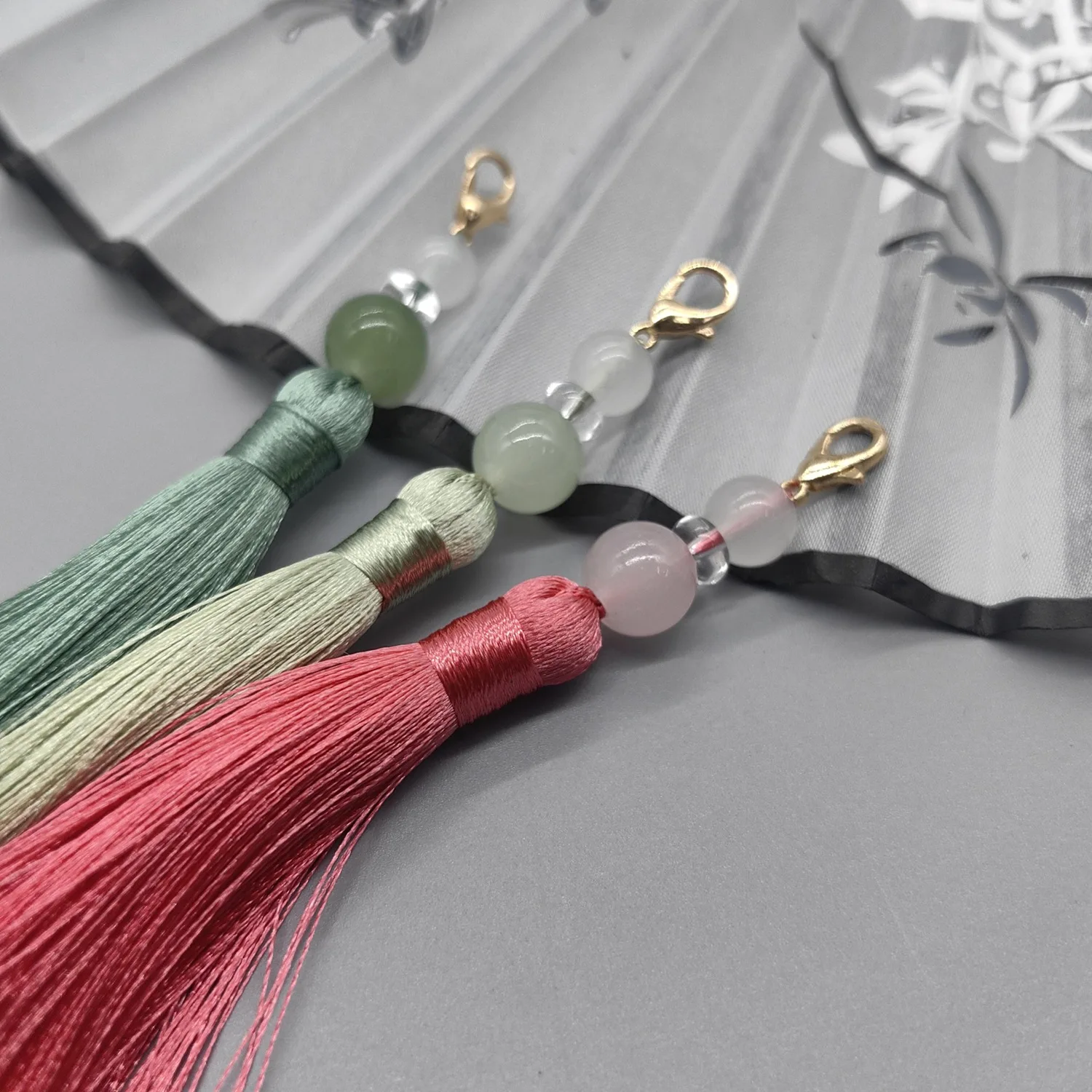 พู่ห้อยประดับลูกปัดโพลีเอสเตอร - Beaded Trim Fringe บทวิจารณ์และราคา