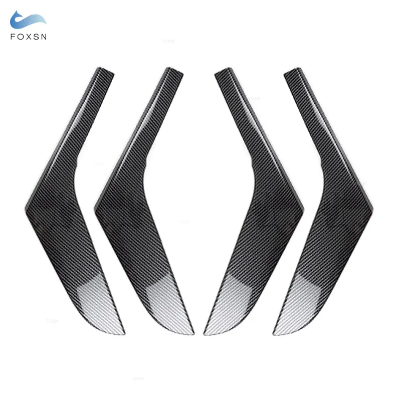 For VW Golf 6 MK6 2010 2011 2012 2013 Interior Door Armrest Panel Handle Strips Cover ABS Carbon Texture Inner Accessories Trim