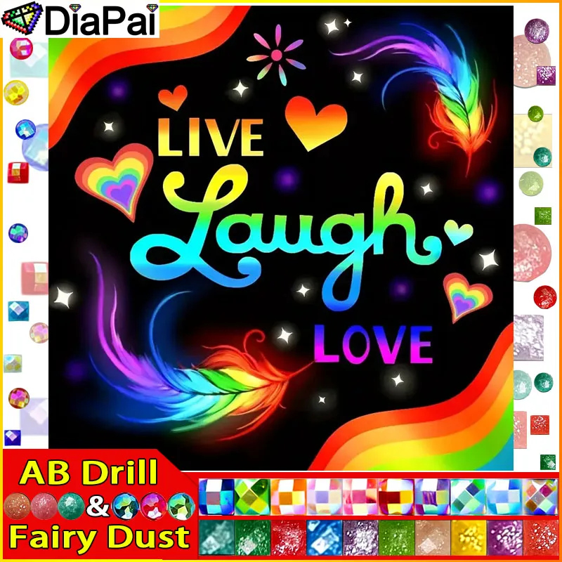 DiaPai Fairy Dust AB Diamond Painting Full Square/Round Diamond 