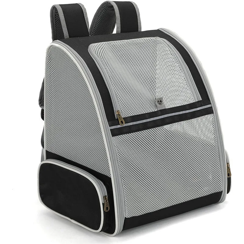 

New cat backpack portable breathable shoulder pet out bag fashionable foldable cat bag large capacity
