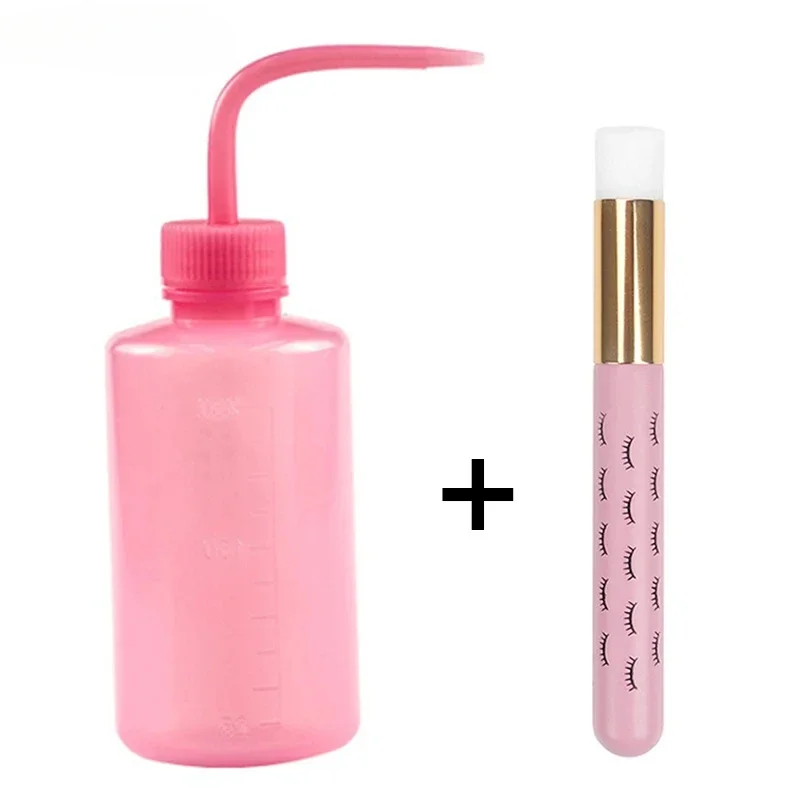 Set Sikat Pembersih Botol Pembersih Ekstensi Bulu Mata Kit Alat Labu Sampo Bulu Mata Cuci Penghilang Perawatan Kulit Alis