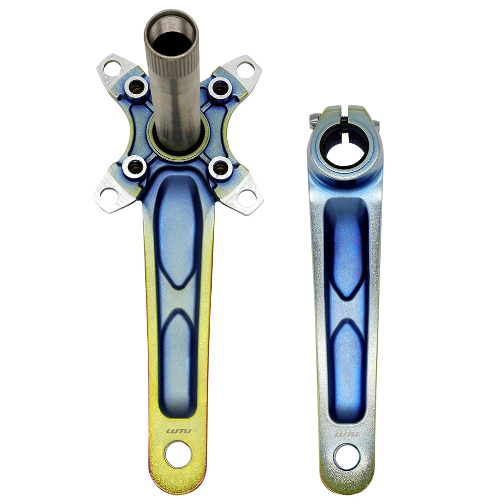 IXF Cranks Bicycle Integrated Mountain Bike MTB Hollowtech Crankset 104BCD Connecting Rods 170MM Crank Bicycle Parts