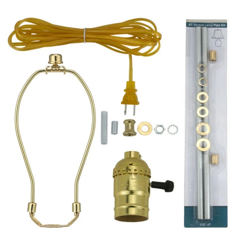 Make a Lamp or Repair Kit Lamp Wiring Set for Table Floor Lamp Essential Hardware DIY Lamp Design or Repair Lighting Accessories