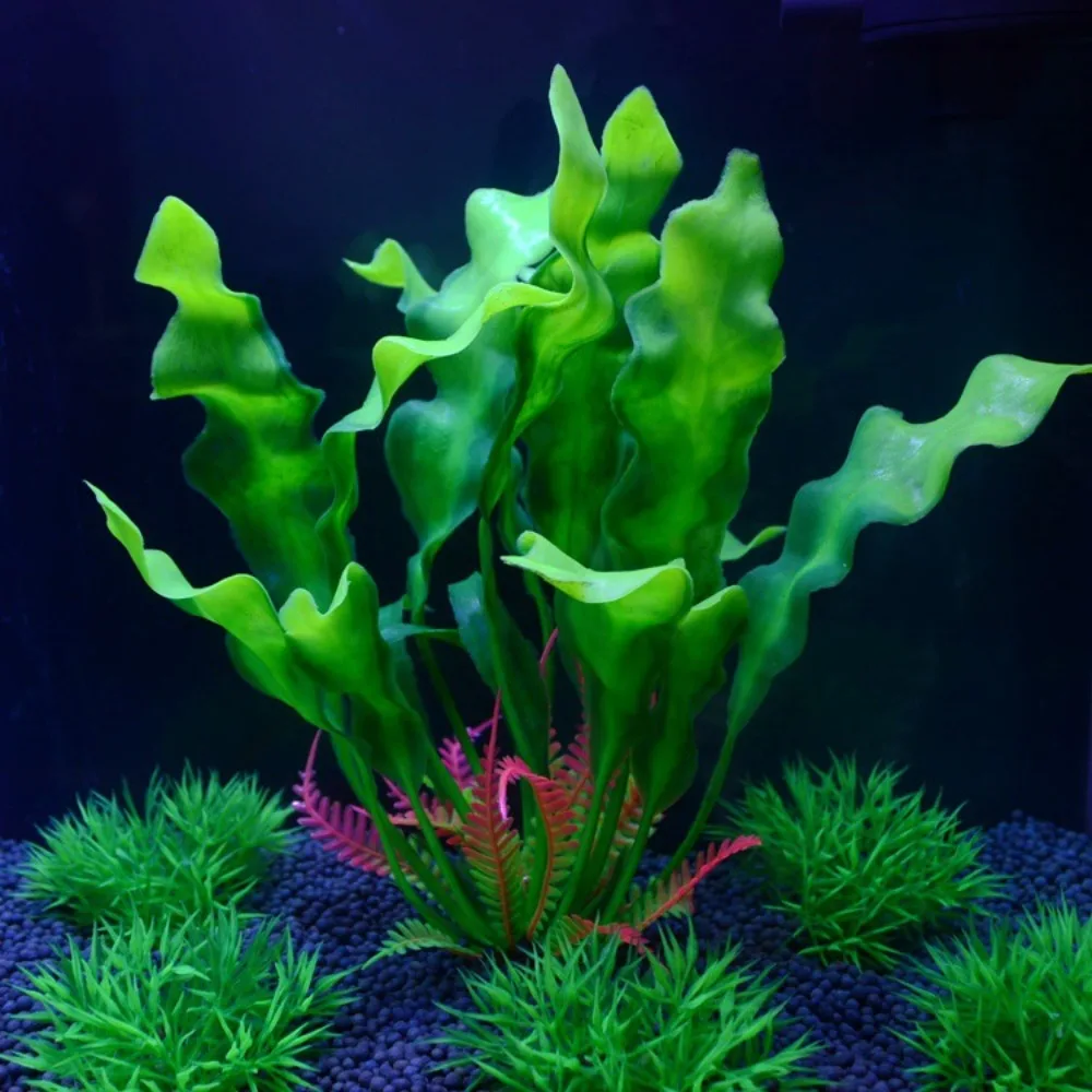 Artificial Aquarium Plants Fish Tank Decoration Water Plant Grass Ornament Plastic Underwater Aquatic Water Weeds Viewing Decor