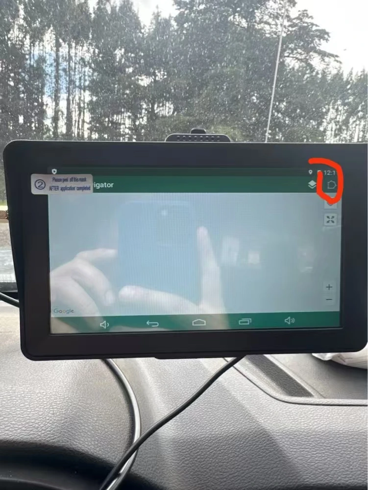 Tractor GPS navigator with 9-inch touch screen GNSS agricultural navigator suitable for spray seeding and automatic seeding