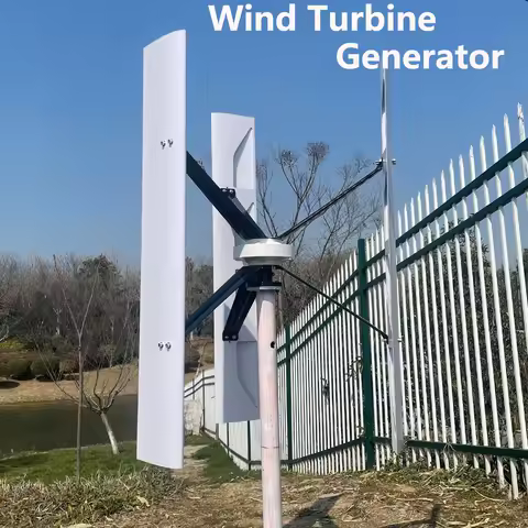 Electrical Vertical Wind Turbine Generator 10KW-30KW 12V-220V Free Energy Magnetic Generator Set With Grid Tie Inverter Homeuse