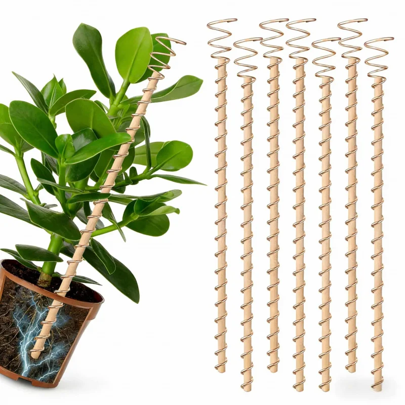 

12-дюймовая медная опорная колонна для гроутента (тентов для выращивания растений) с 6-12 креплениями для фиксации растений, для домашнего садоводства и ухода за садом