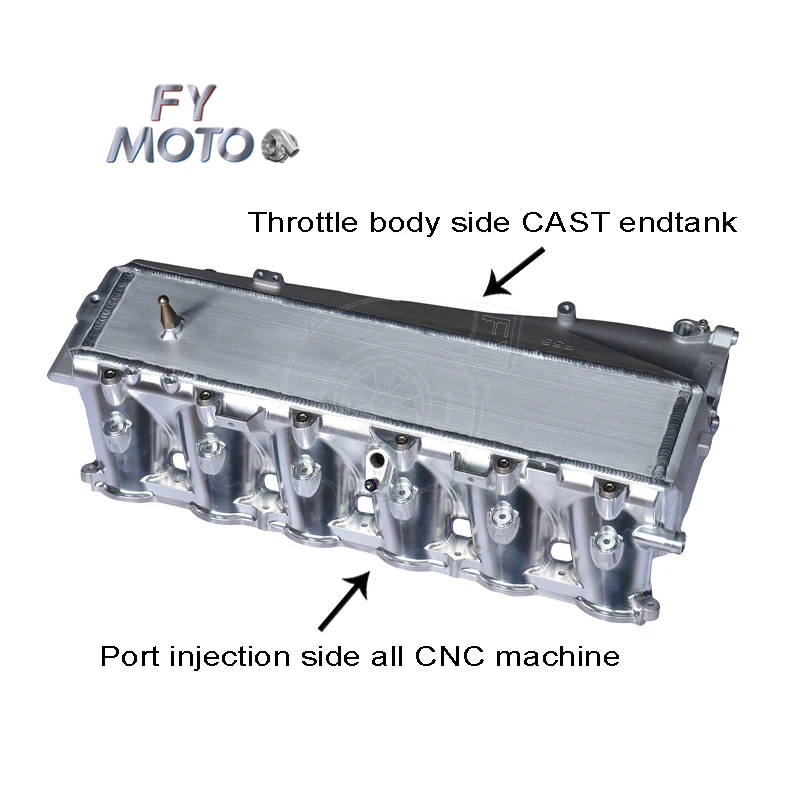 Silver Cast INTAKE MANIFOLD For BMW F22 M240I F30 340I 440I 16-19 HALF CNC With Core&accessories view 4