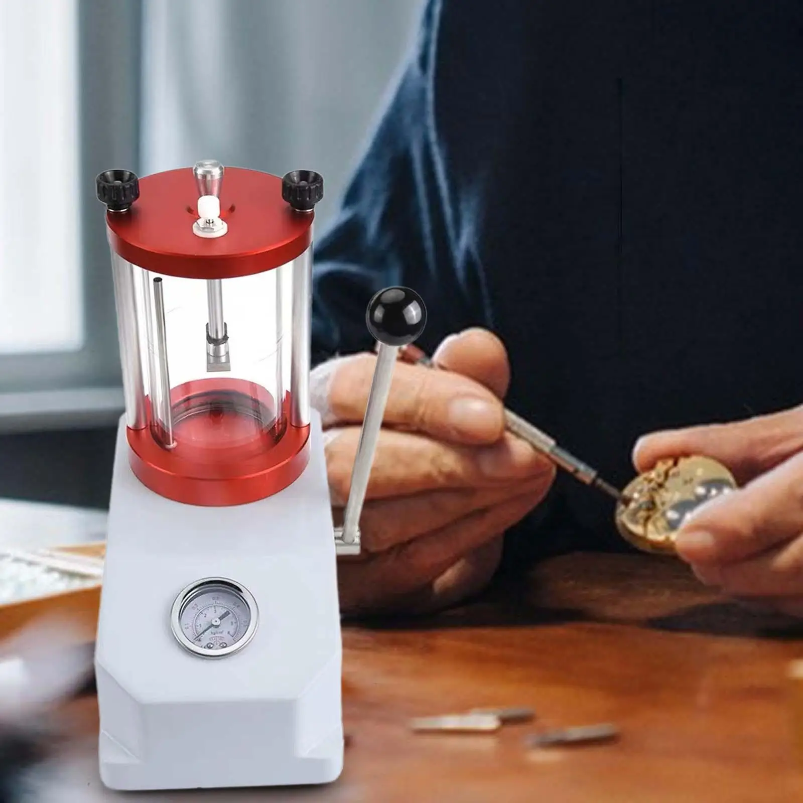 

Watch Waterproof Tester Watch Waterproof Test Tool Test Device Easy Observation Test Machine Watch Underwater Pressure Tester