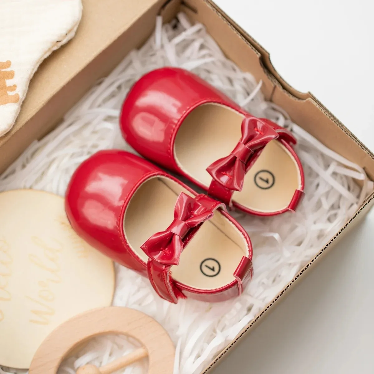 Pasgeboren Baby Schoenen Baby Meisjes Schoenen Pu Anti-Slip Strik Klassieke Prinses Jurk Schoenen Peuter Eerste Walker Wieg Schoen