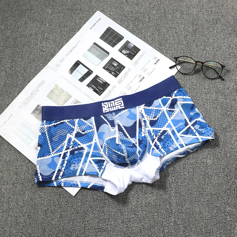 1pc Men's underwear Men's cotton boxers youth trend personal