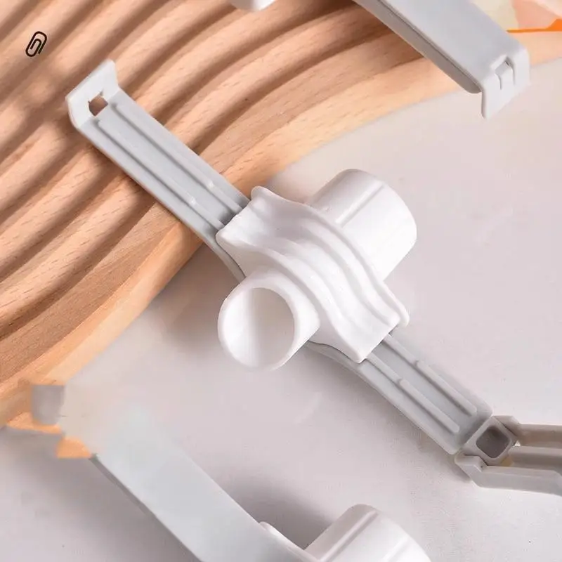 4/8 Stück Lebensmittel-Aufbewahrungsclips, robuste Kunststoff-Verschlussklammer für Snackpapier, Plastiktüten, Frischhalteverschluss mit Ausgießer – Detail 5