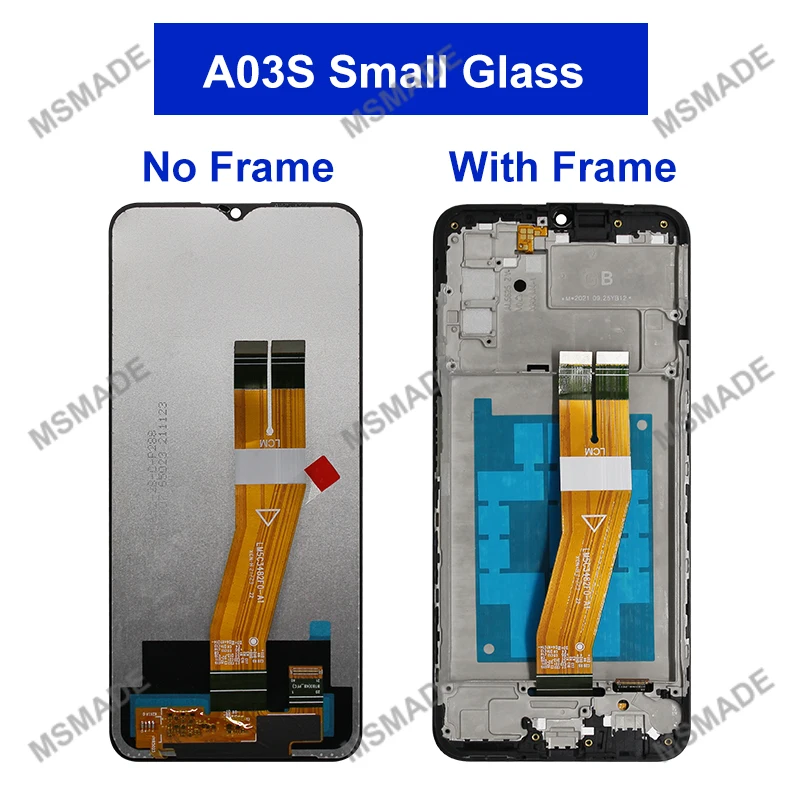 For Samsung Galaxy A03S LCD Display SM-A037F/DS Touch Screen Digitizer For Galaxy SM-A037M SM-A037G LCD Replacement Parts