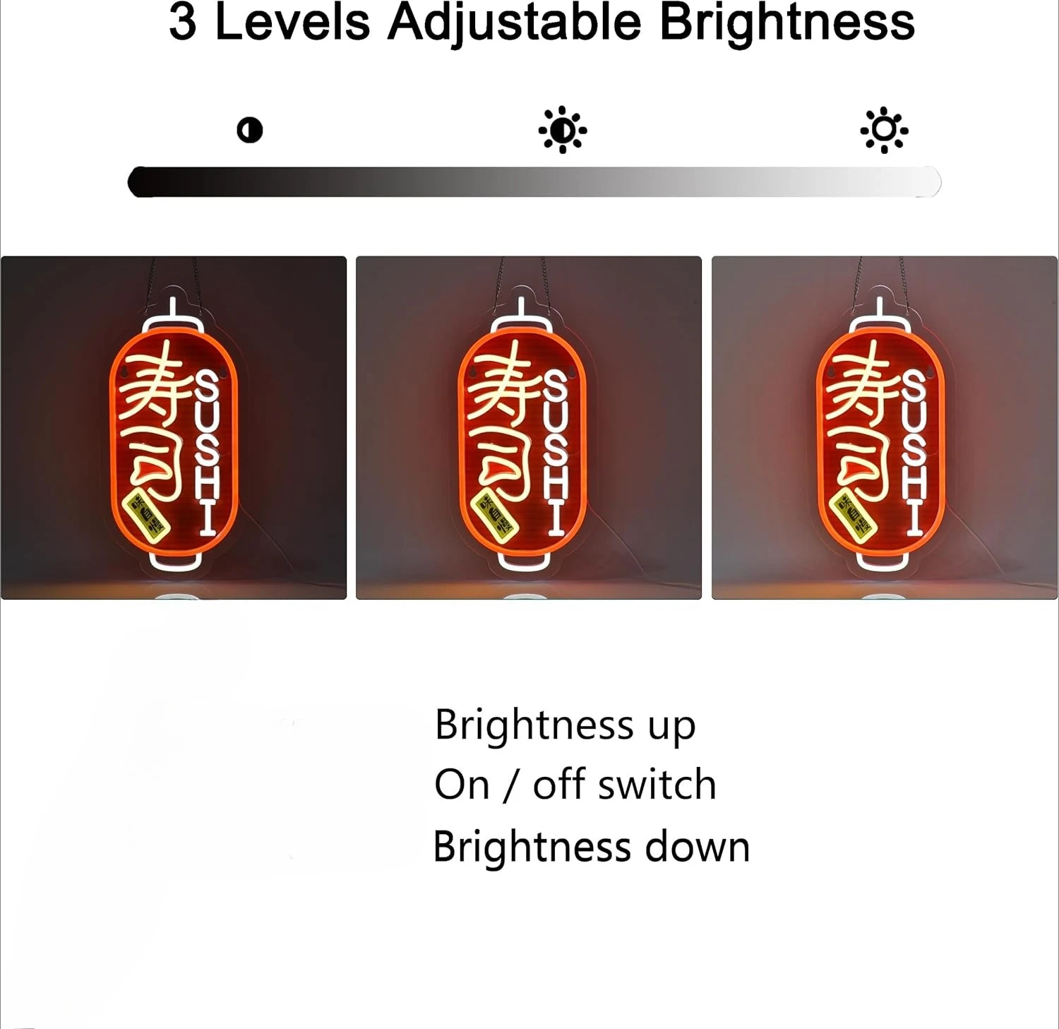 السوشي الياباني النيون تسجيل أضواء النيون لمطعم بار حانة الأعمال المطبخ رجل الكهف ديكور جماليات رسم الهدايا المشاهير