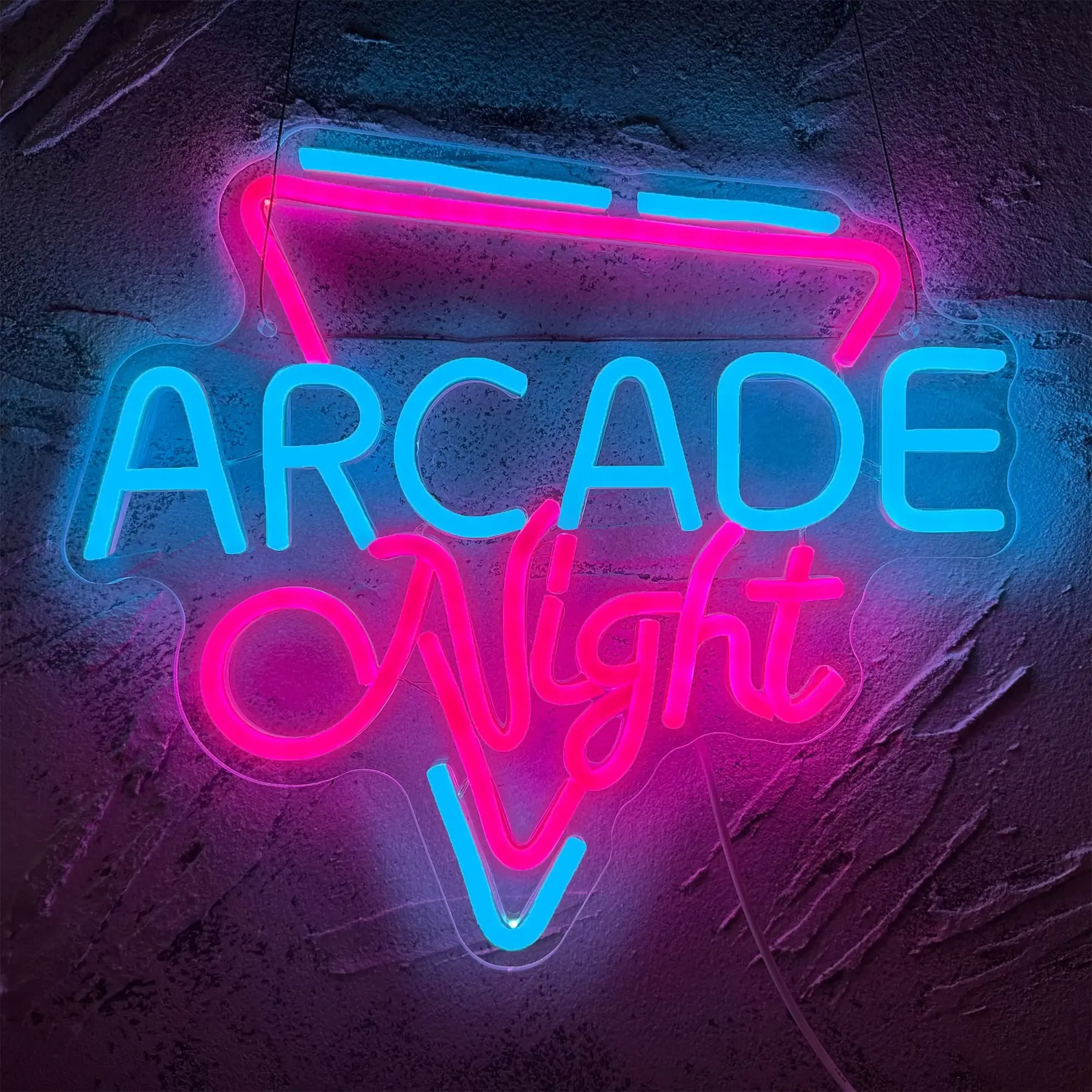 

Arcade Night Neon Sign Game Led Sign Wall Decor for Room Party Aesthetic Room Decor Arcade Gamer Room Decor Kids Gift