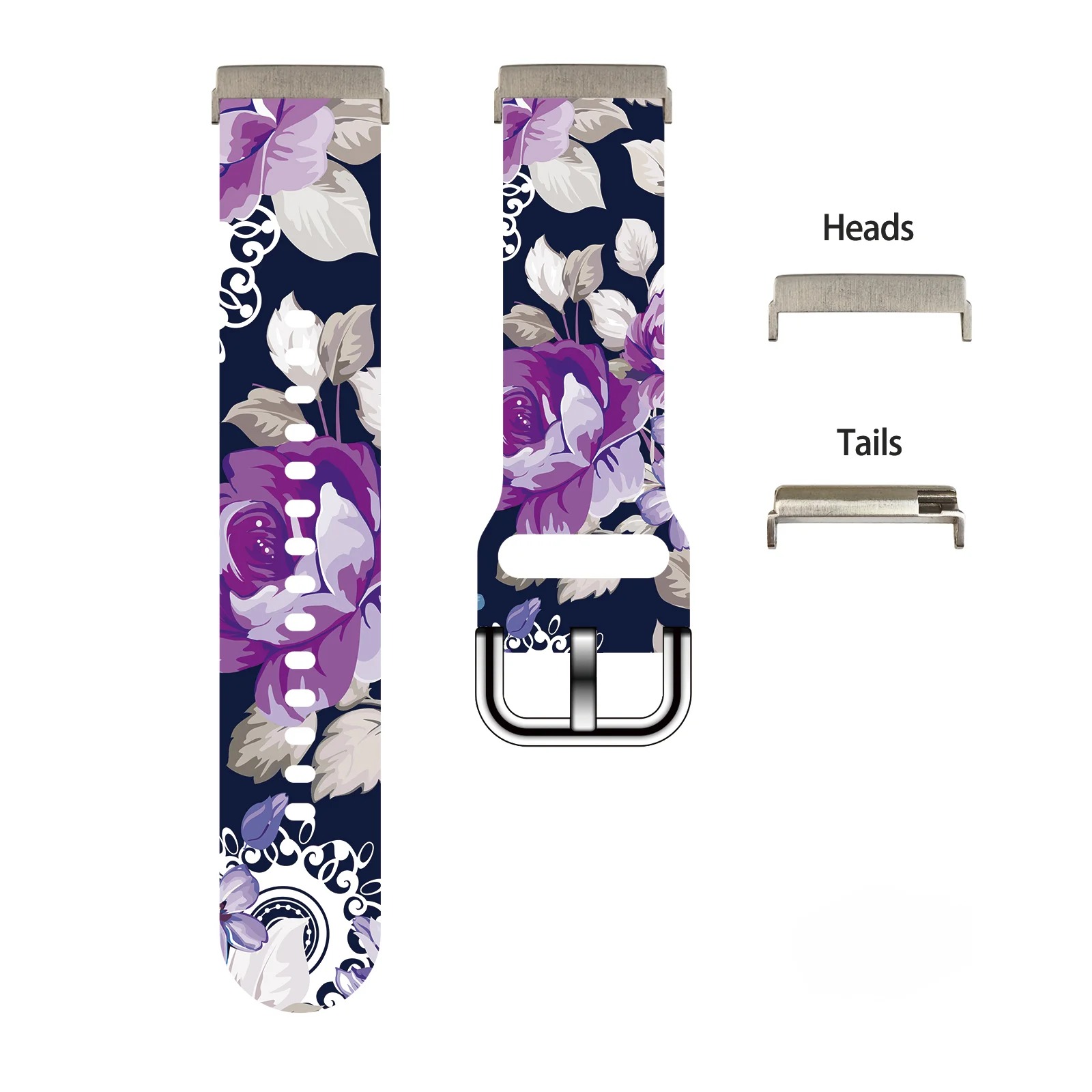 

Ремешок MINISO с принтом цветов 1 для Fitbit Versa 4 3, сменный браслет для часов Sense 2, ремешок для часов для женщин в подарок