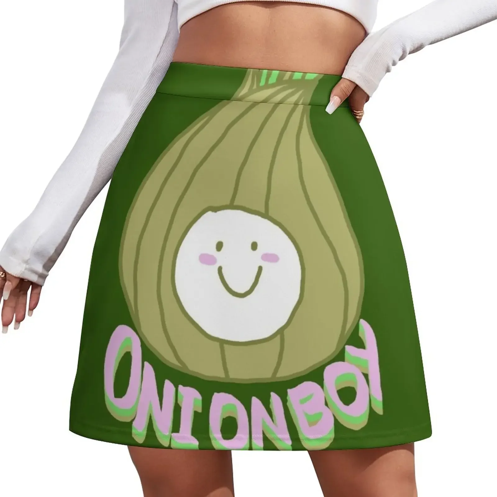 

Onion Boy Face Mini Skirt japanese fashion skirts for womans Korean skirts