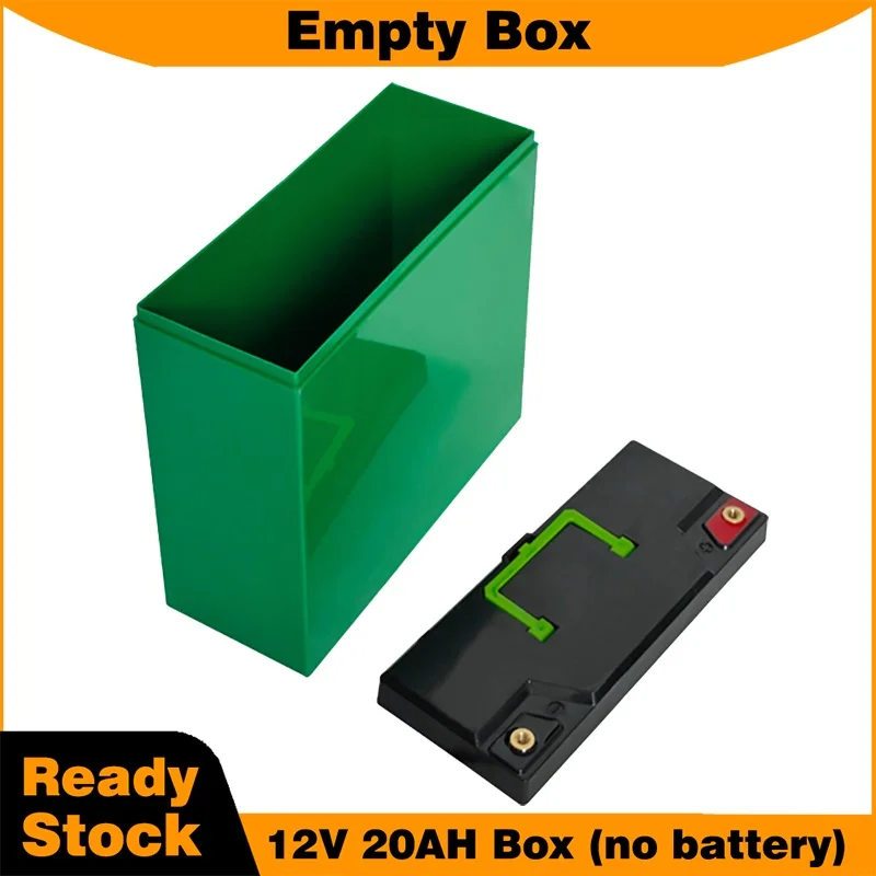 

Empty Battrey Box with handle for 12V 20AH pack DIY 32650 21700 18650 pack LiFePO4 plastic storage box color with brass M5