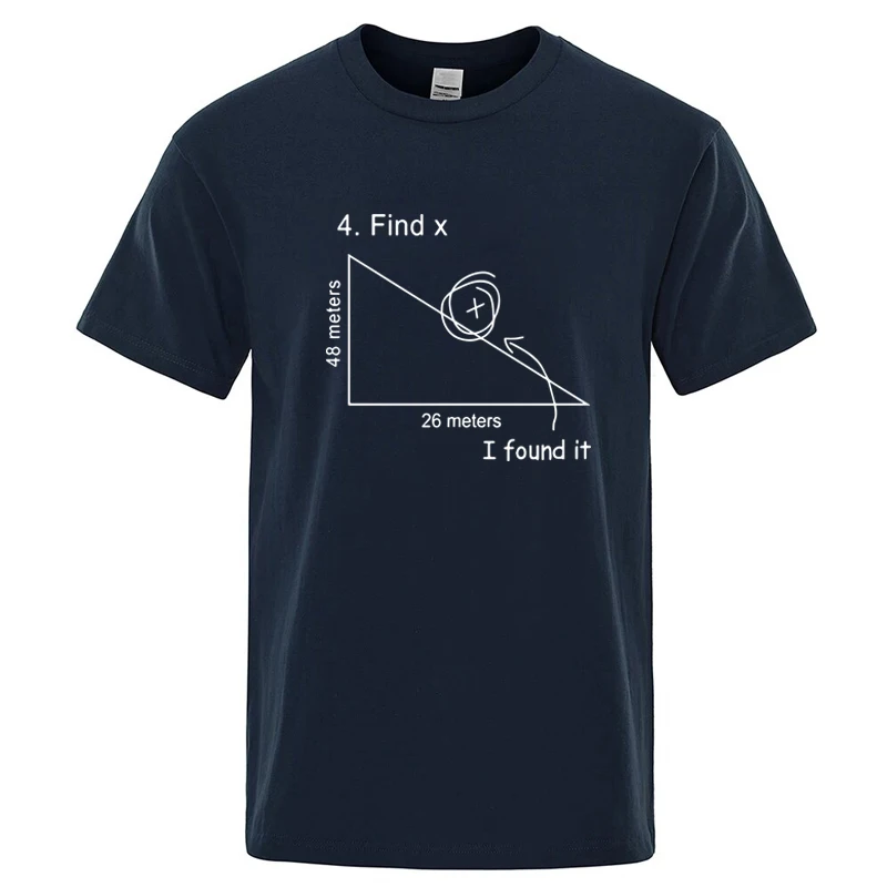 Modisches Herren-T-Shirt von hoher Qualität, Baumwollmischung, lustiges mathematisches Design, Aufdruck, Sommer, lässig, locker, Herrenbekleidung, männliche Oberteile, T-Shirts – Detail 6