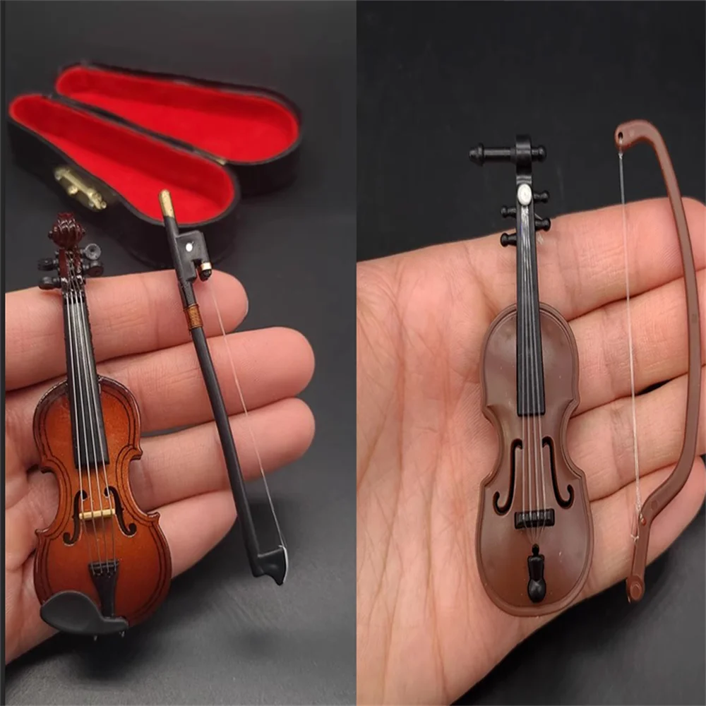 

Snail In Stock 1/6 Soldier About 9cm Violin Instrument Decoration Fit 12" Action Figure Model DIY Accessories