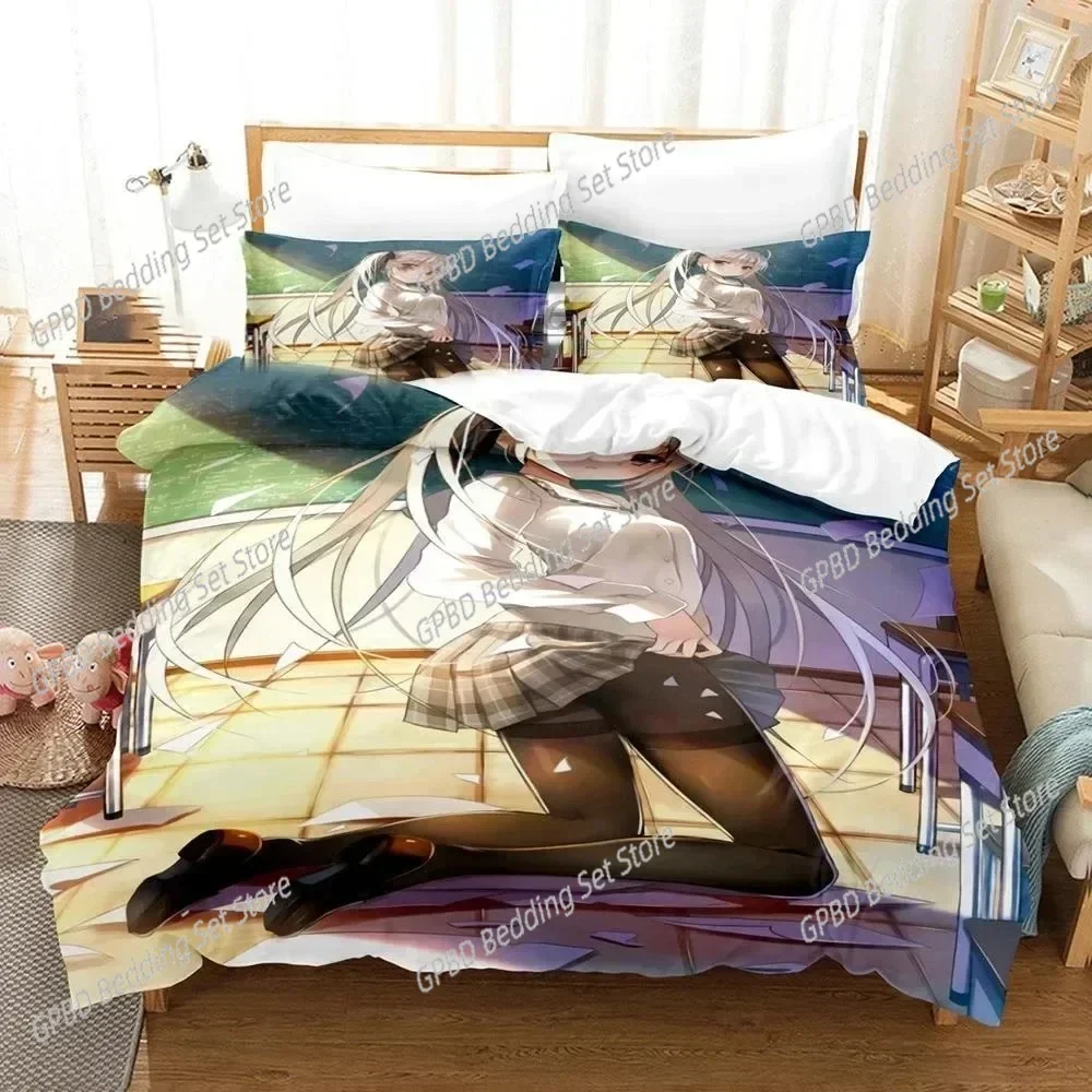3D Printed Yosuga No Sora Kasugano Bedding Set Bedroom Soft Modern Bedspreads Comefortable Duvet Cover Quilt Cover Pillowcase