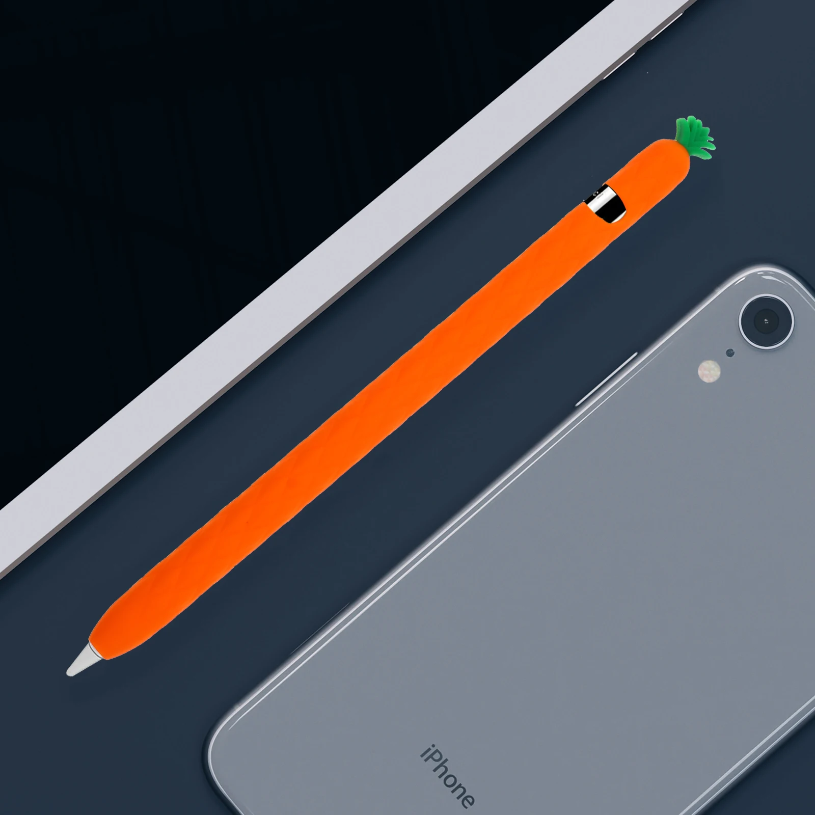 

Protective Pen Case Nonslip Cover Practical Silicone Tip Lovely Sleeve Stylus Cap Anti Dust Smooth Falling Resistant Unique Pen