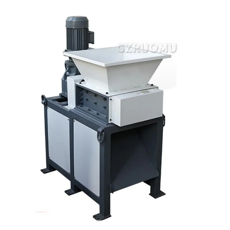 300-2500 Mesh Plastic Bottle Shredder - Mini Industrial Dual Axis Mute Crusher ≤2600mm for PVC Scrap