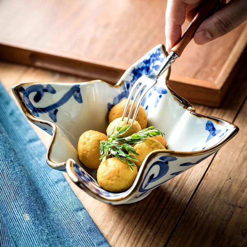 

Нежные закуски, креативная посуда, специальная миска для десерта, керамическая миска для димсам, миска японской формы