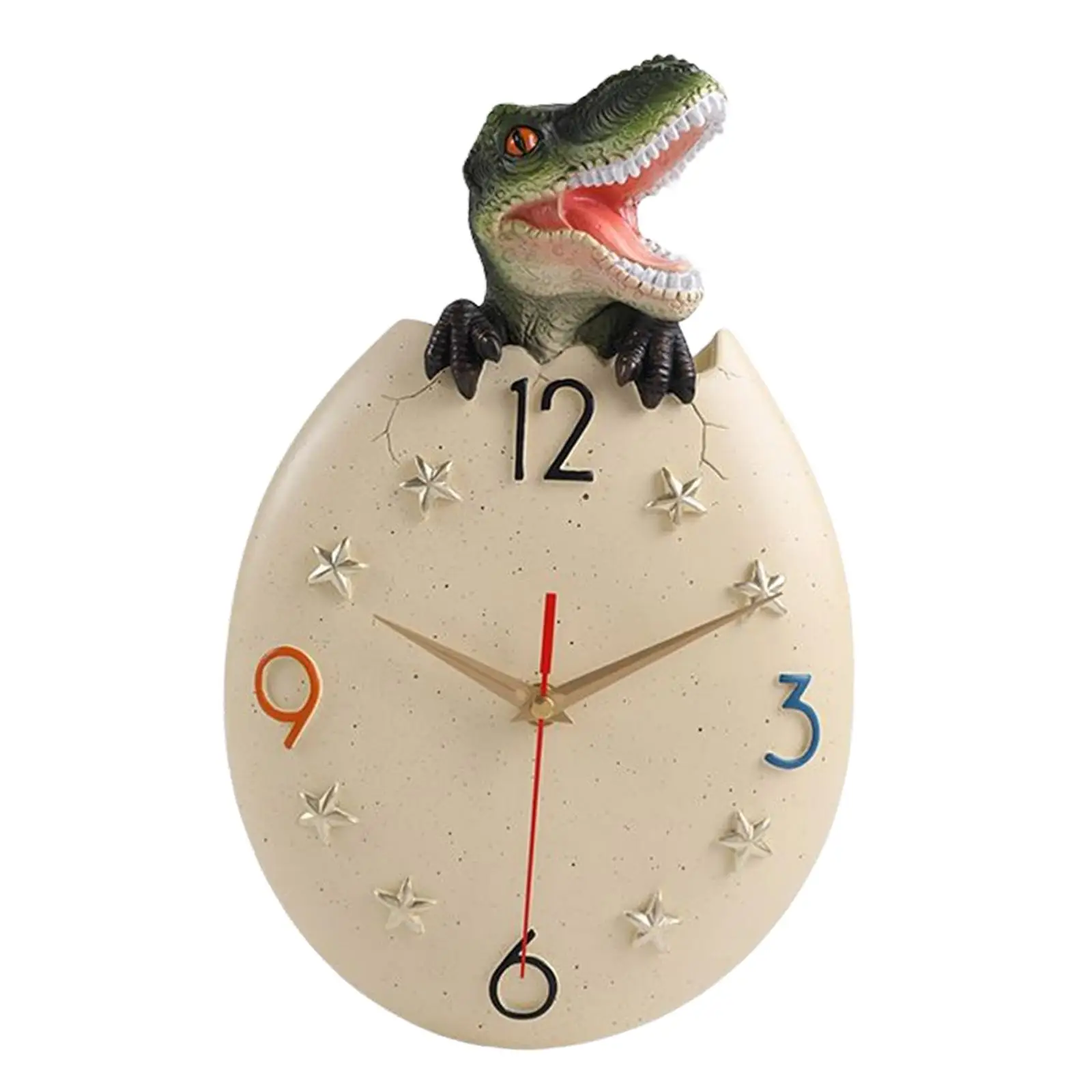 Children's Room Decoration Room Dinosaur Decor Colorful Ticking Cadran Enfant