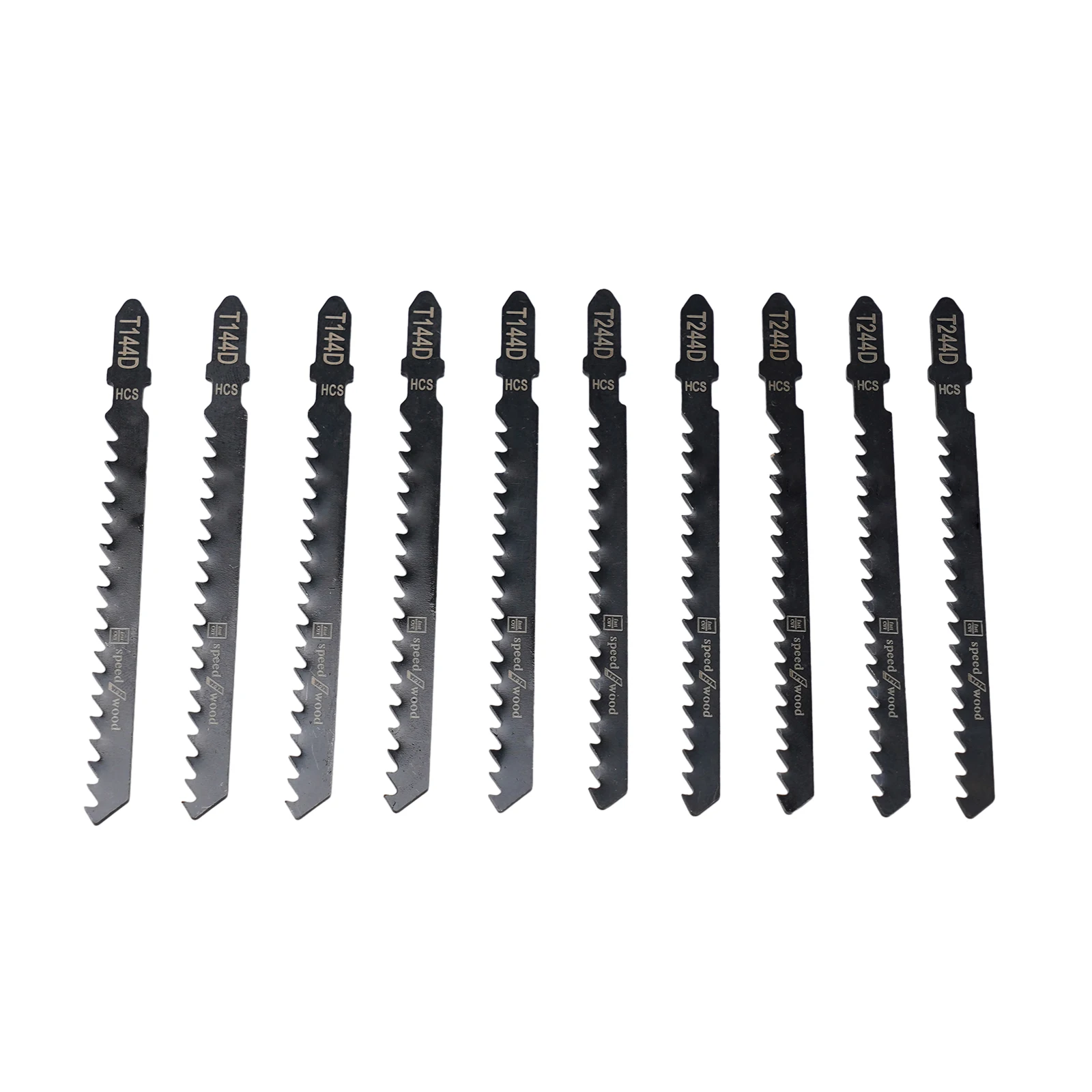 Jig Saw Blades HCS Assorted Saw Blade With T-shank Fast Cut Down Jigsaw Blades Woodworking Blades Hand Tool T144DT244D