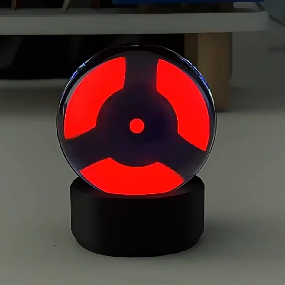Sharingan Enseigne Néon LED Rouge - Décoration Fête Lumineuse Avec Interrupteur Mémoire Et Chaîne Pour Soirées, Cadeaux Ou Ambiance