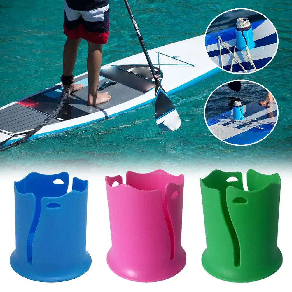 Outdoor Silicone Kayak Drink Holder Stretch Cup Holder Universal Water Bottle Mount for SUP Paddle Board Marine Accessories view 6