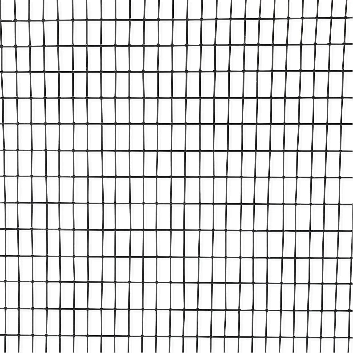 16 Gauge Black Vinyl Coated Welded Wire Mesh Size 0.5 inch by 1 inch (4 ft. x 100 ft.)