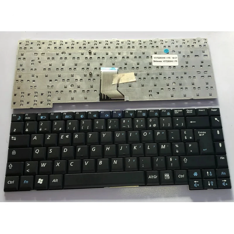 

AZERTY FR Французская клавиатура для SAMSUNG NP- R60 R70 R510 R560 P510 P560 черный ноутбук