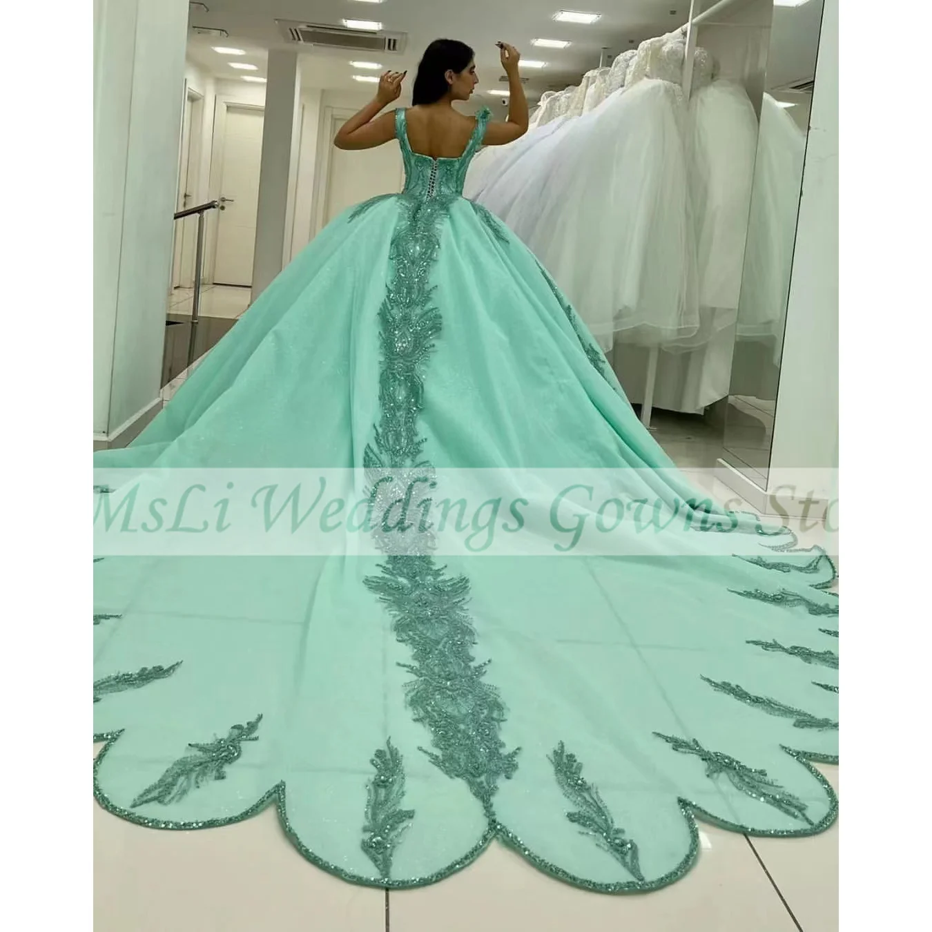 Đèn Bóng Đồ Bầu Vũ Hội Đầm Satin Đính Hạt Cườm Hạt Không Tay Pleat Cao Cấp Quinceanera Đầm Vestidos De Fiesta