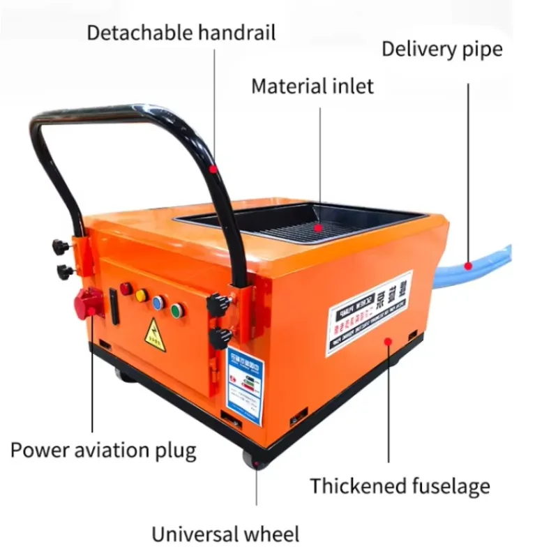 Construction Column Pouring Pump Custom Secondary Structure Screw Pump Manufacturer For Concrete Transfer Industrial Reliable