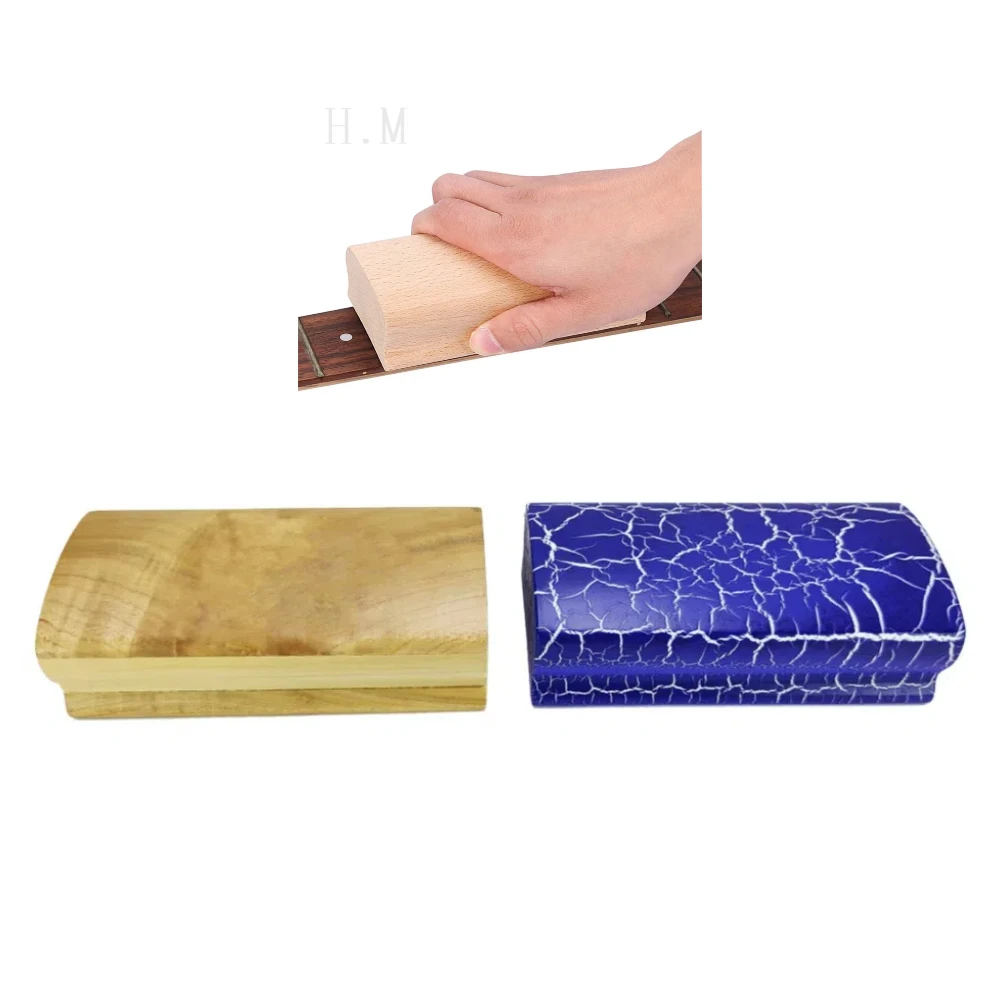 

1pc Wooden Guitar Radius Sanding Block Fret Leveling Fingerboard Luthier Tool Guitar Parts 13cm guitar repair tools DIY