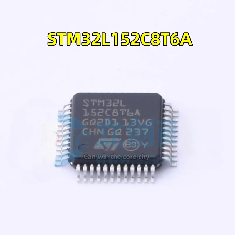 

10 шт. STM32L152C8T6A LQFP48 оригинальная микросхема ARM, 32 МГц, микрокомпьютер с одним чипом