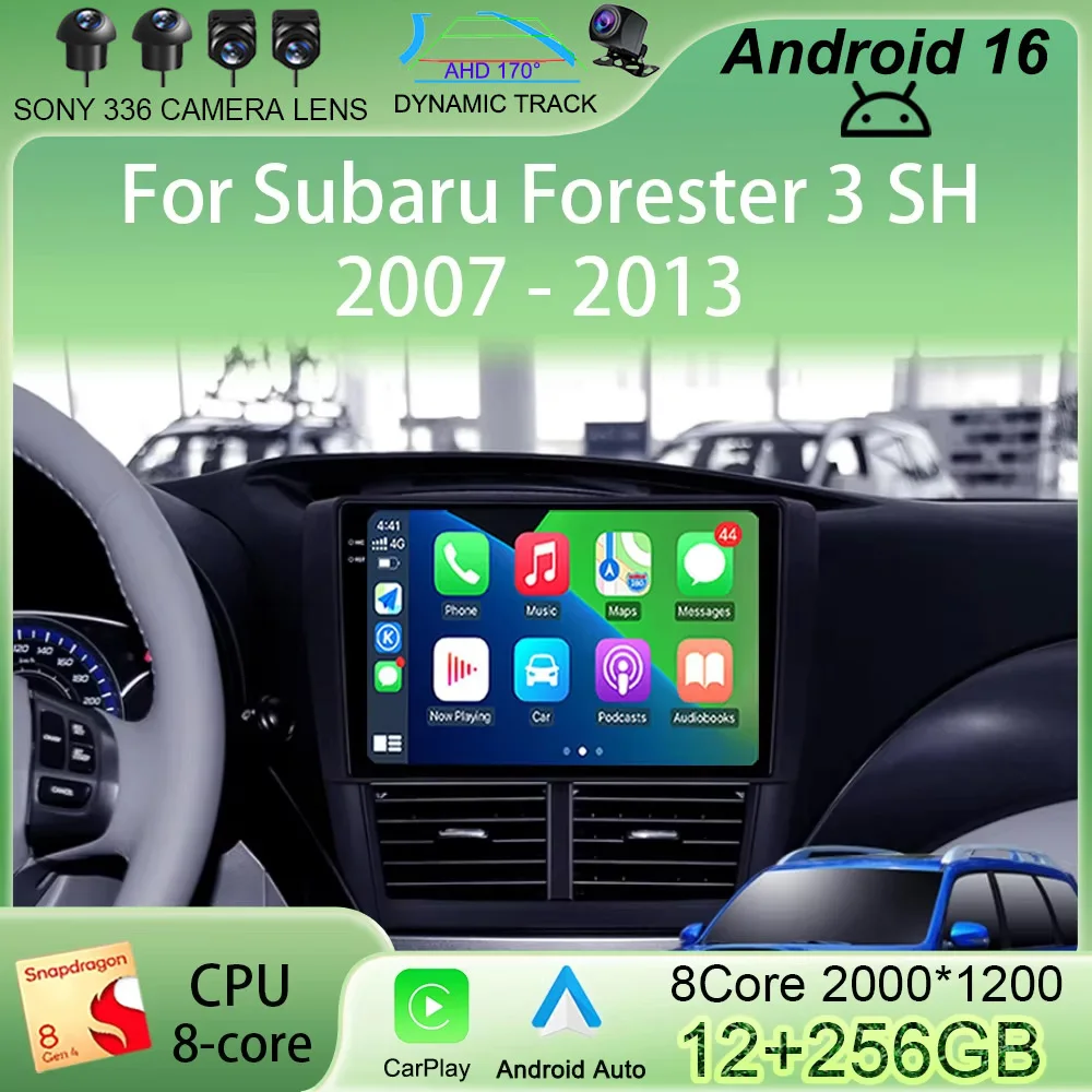 

Android 15 Carplay Car Radio For Subaru Forester 3 SH 2007 - 2013 For Impreza GH GE 2 Din Multimedia Player NO 2 din Head Unit