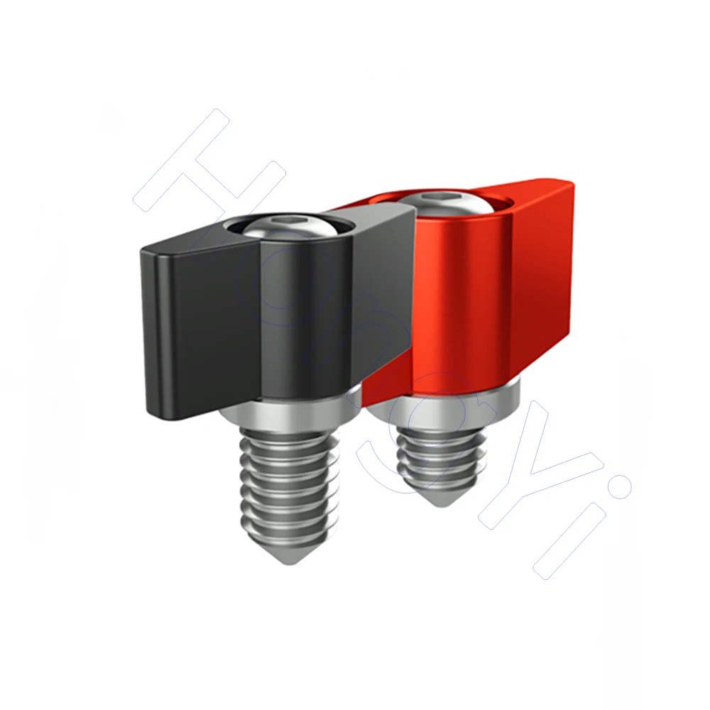 M3 M4 M5 M6 Thumb Screws Aluminum Alloy T Shape Screws Adjustable Handle Knob Tighten Screw for DSLR SLR Rail Rod Slider